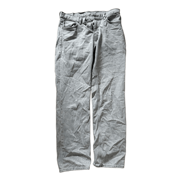 Grå straight leg jeans