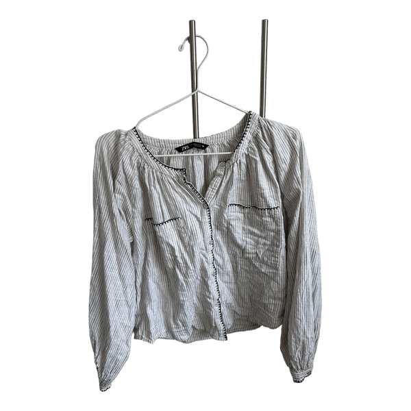 Zara stribet bluse