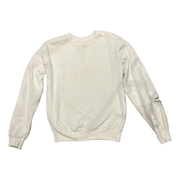 Hvid sweatshirt