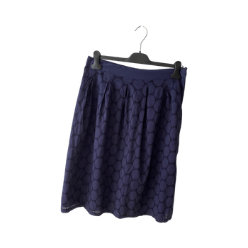 Navy eyelet skirt
