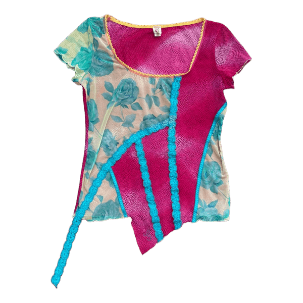 Guess mesh floral top