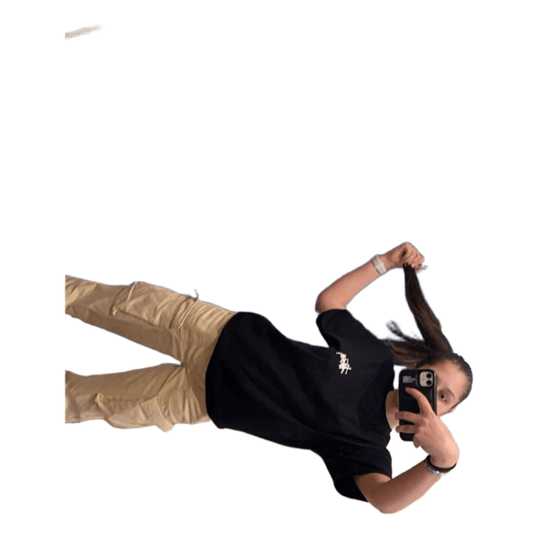 Beige cargo trousers
