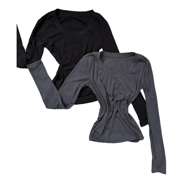 Set of long-sleeve tops