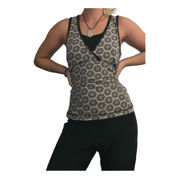 Mønstret tanktop