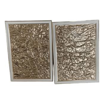 Set of two gold art