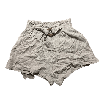 Beige high waisted shorts