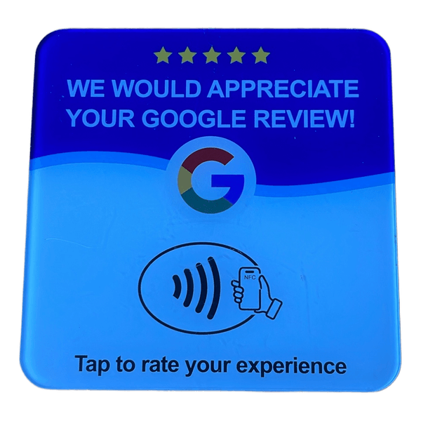 1 stk Google review kort