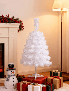White tabletop Christmas tree