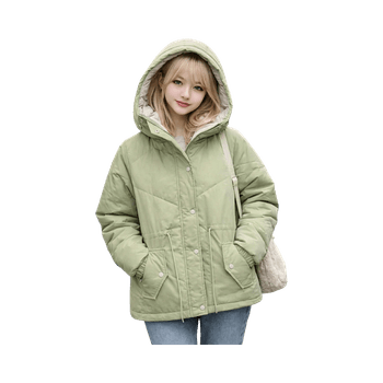 Light green puffer jacket 💚 Fresh, cozy and easy to wear ✨ Your everyday winter essential ❄️
