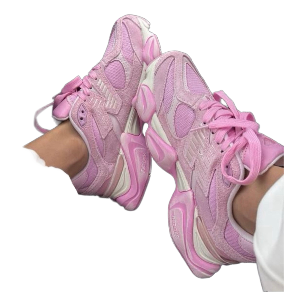 Pink New Balance sneakers