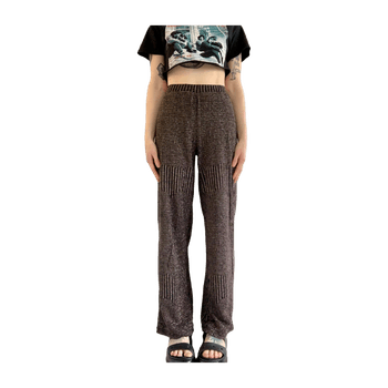 Pieces sparkly relaxed pants 