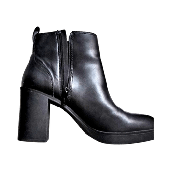 Black Heeled Ankle Boots