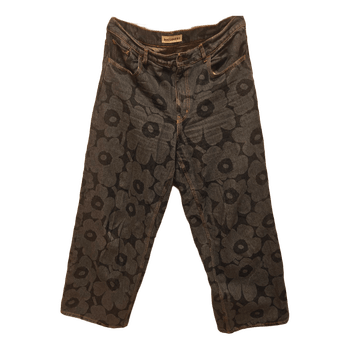 Marimekko floral print jeans