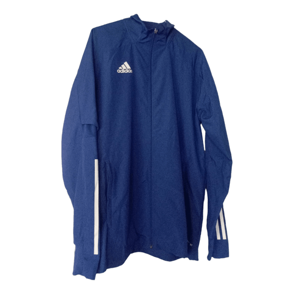 Blue Adidas zip jacket