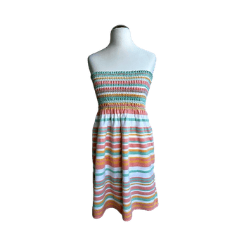 Juicy Couture raidallinen olkaimeton mekko