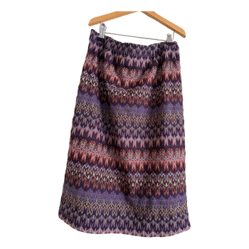 “Missini fore Lindex”Zigzag knit midi skirt