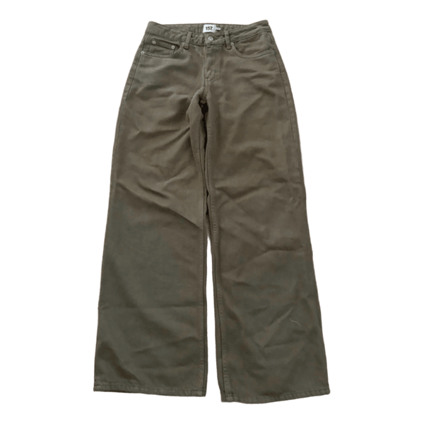 Grønne wide leg jeans