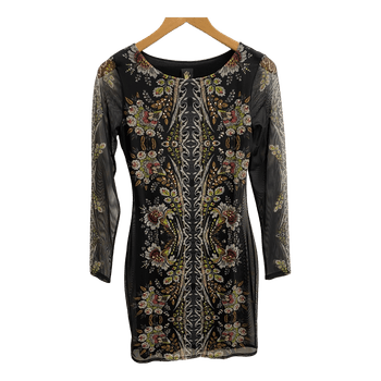 Desigual patterned mesh dress