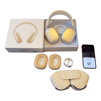 Airpod max master copy new without tag startlight colour