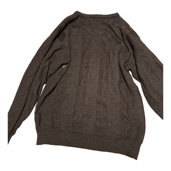 Brown knit sweater