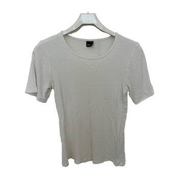 ribbed short-sleeve top 