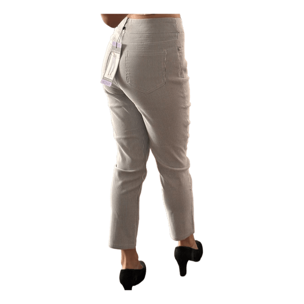 Grey striped pants