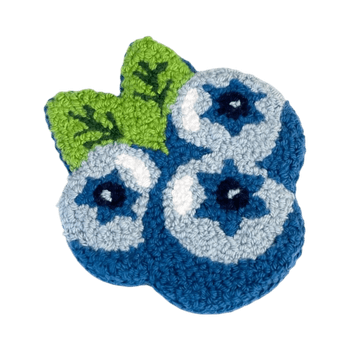 Blueberries Mug Rug