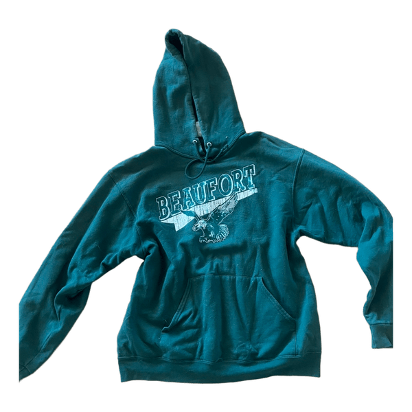 Green Jerzees graphic hoodie