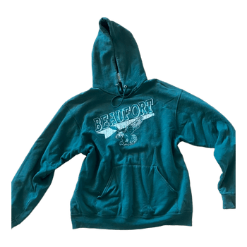 Green Jerzees graphic hoodie