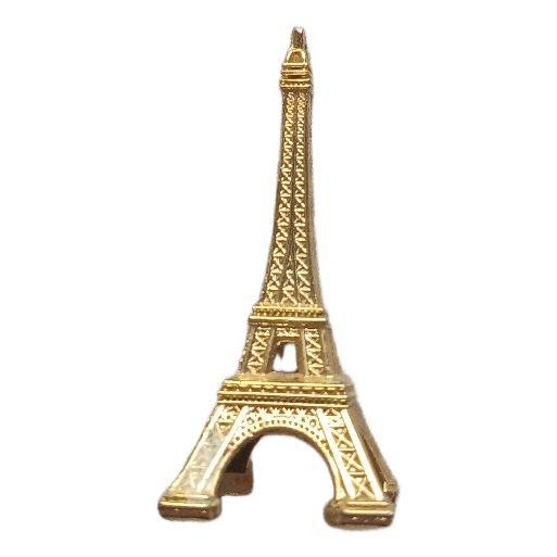 Kultainen Eiffel-torni koriste