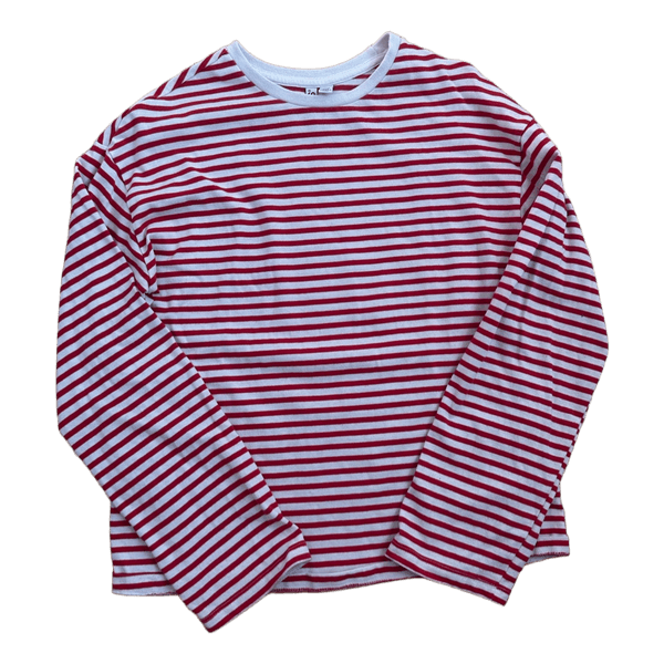 Stribet langærmet Pieces bluse