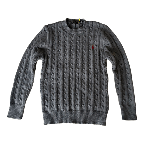 Polo Ralph Lauren grey knit sweater