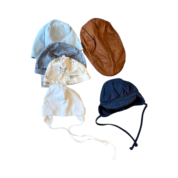 Set of baby hats