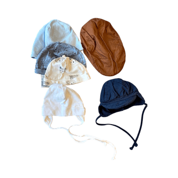 Set of baby hats