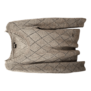 Grey diamond knit sweater Roxy