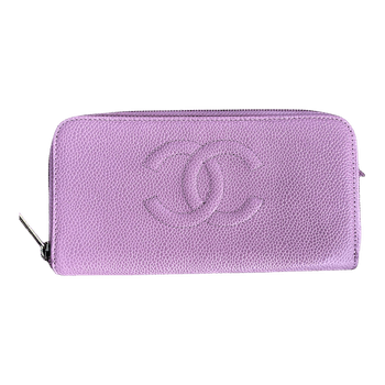 Chanel Timeless CC Soft Caviar Zip-Around Wallet