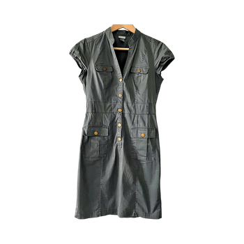 Short sleeve utility dress
