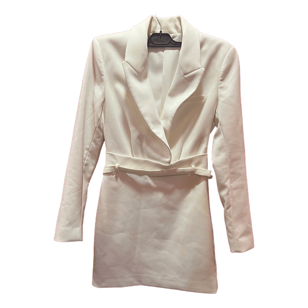 White blazer dress