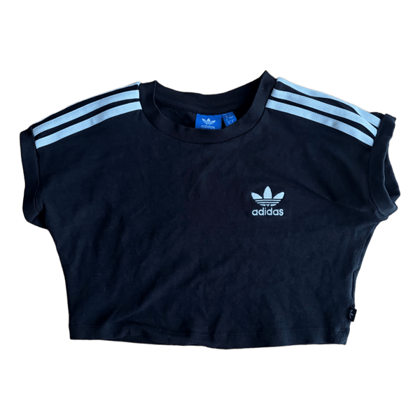 Musta Adidas lyhyt t-paita