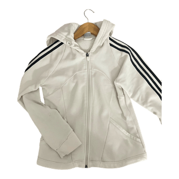 Valkoinen Adidas huppari