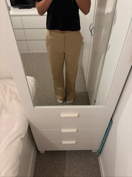 Beige bukser - Zara
