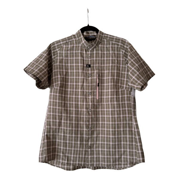 Haglöfs plaid short sleeve shirt