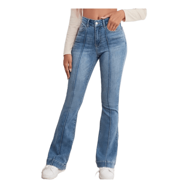 Blue flare jeans