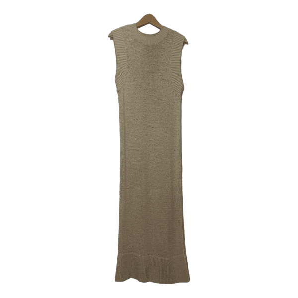 Beige neulemekko