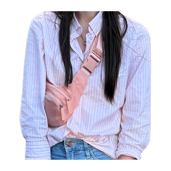 Gant Pink striped button-up shirt