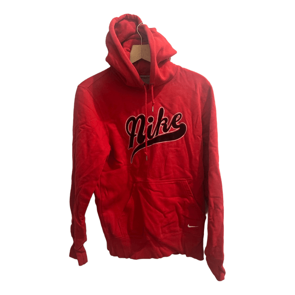 Red Nike hoodie