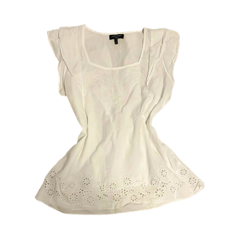Embroidered white blouse