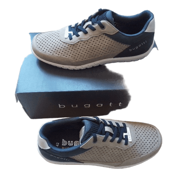 Bugatti taupe sneakers