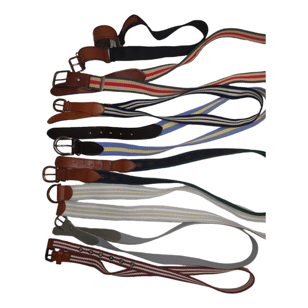 Leather ends belt collection