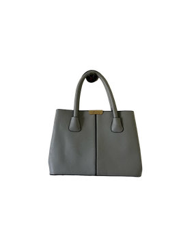 Grey structured handbag